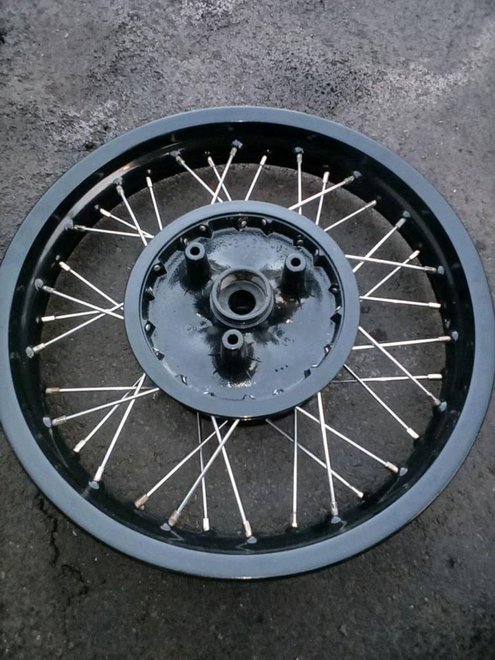rad MZ Rad Hinterrad Speichenrad Komplettrad Es 250 16zoll-
