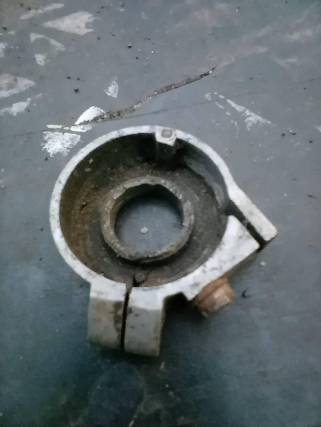 ts150 MZ Gasdrehgriff Kopfstück gebr. DDR