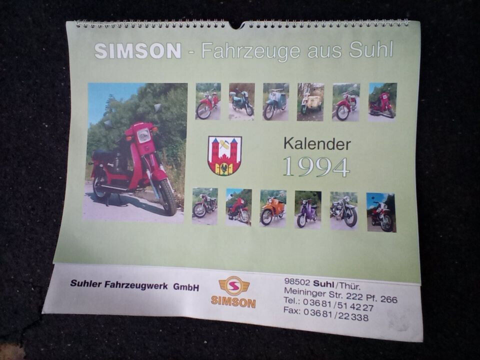 Simson Kalender 1994