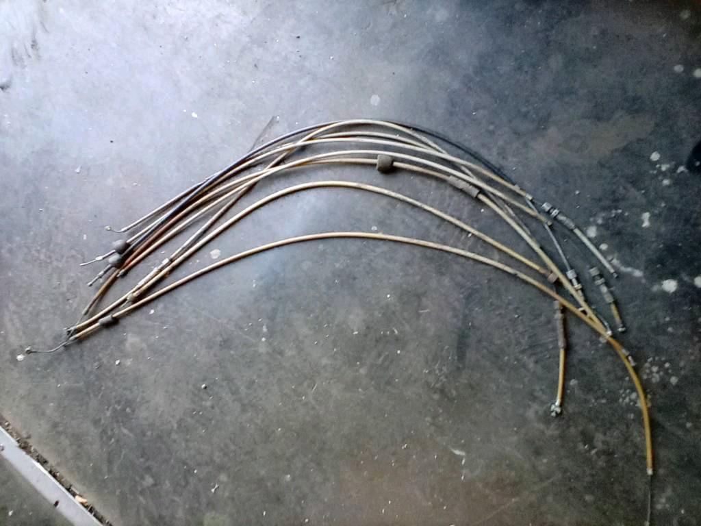 zuge Simson kr51/1 Bowdenzug Fussbremse Aussen Hebel gebraucht Grau