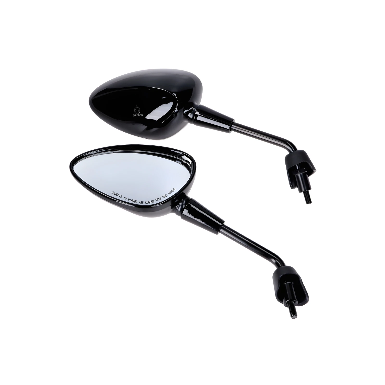 Vespa Piaggio Spiegel Schwarz Glanz rechts links