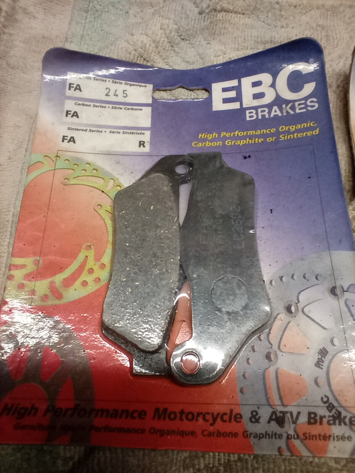 s-l1601 Bremsklötze Bremsbeläge EBC FA245 Aprilia KTM BMW NEU