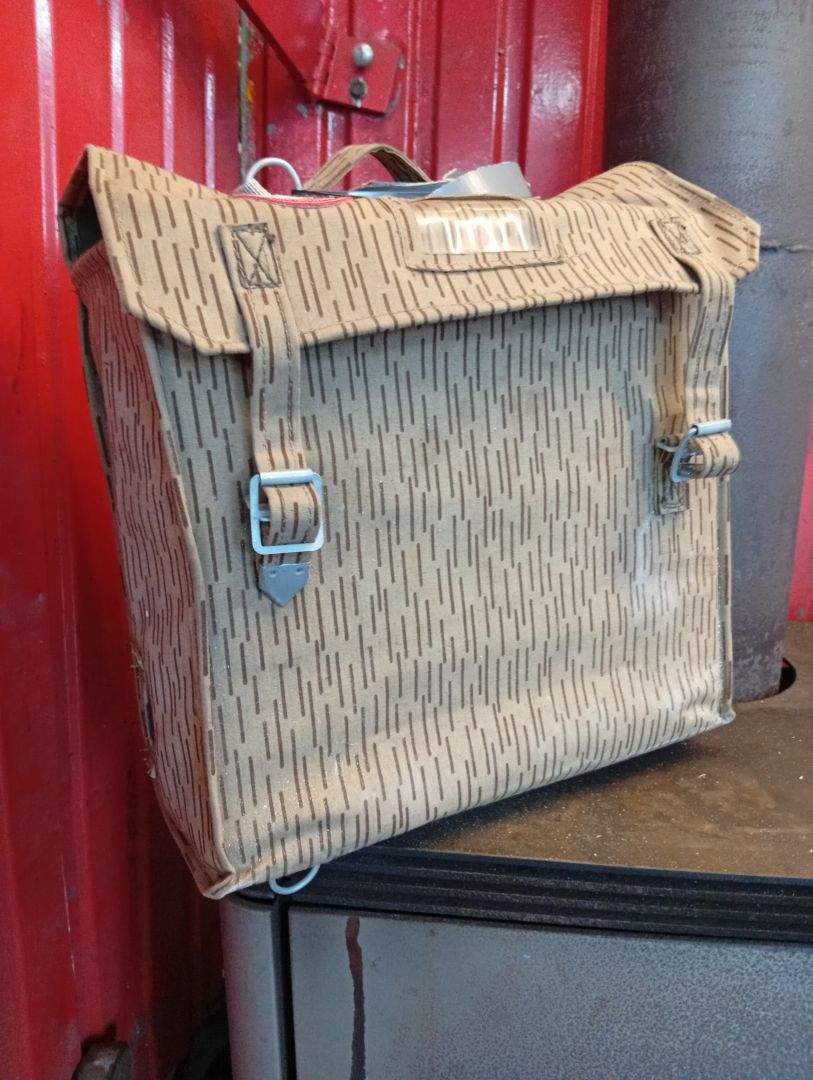 Original NVA Teiltaschen Simson Gepäcktaschen Sturmgepäck Seitentaschen