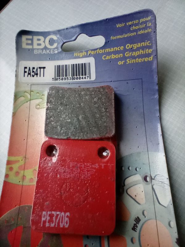 Bremsbeläge Bremsklötze EBC Fa54tt Bremsbeläge Bremsklötze EBC Fa54tt