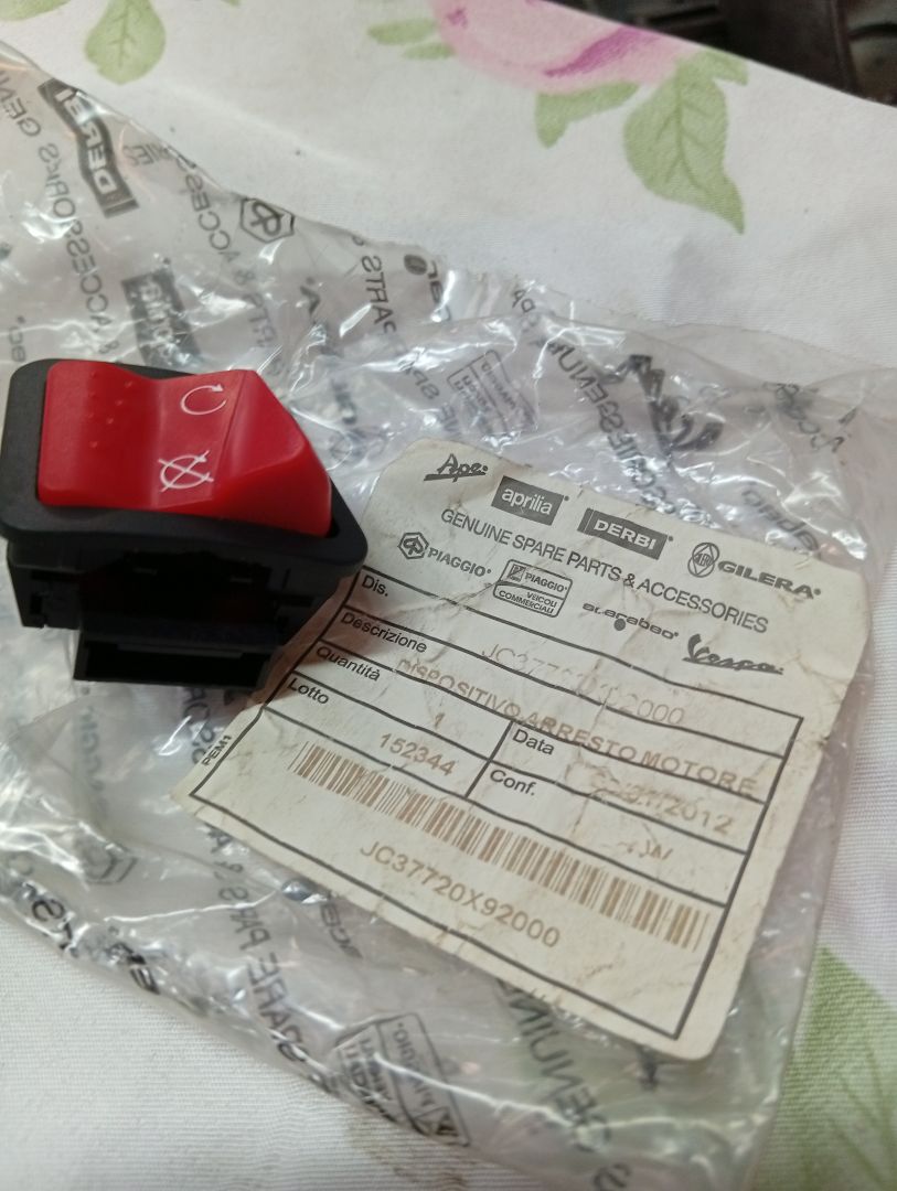 Piaggio Vespa Notausschalter Notschalter